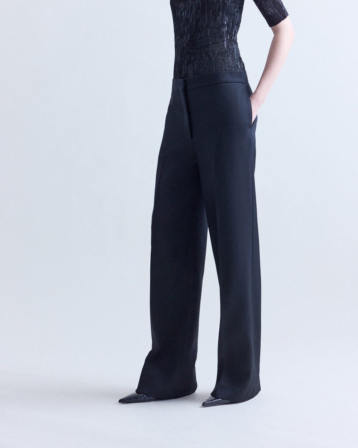 Agel Tailored Trouser In Black