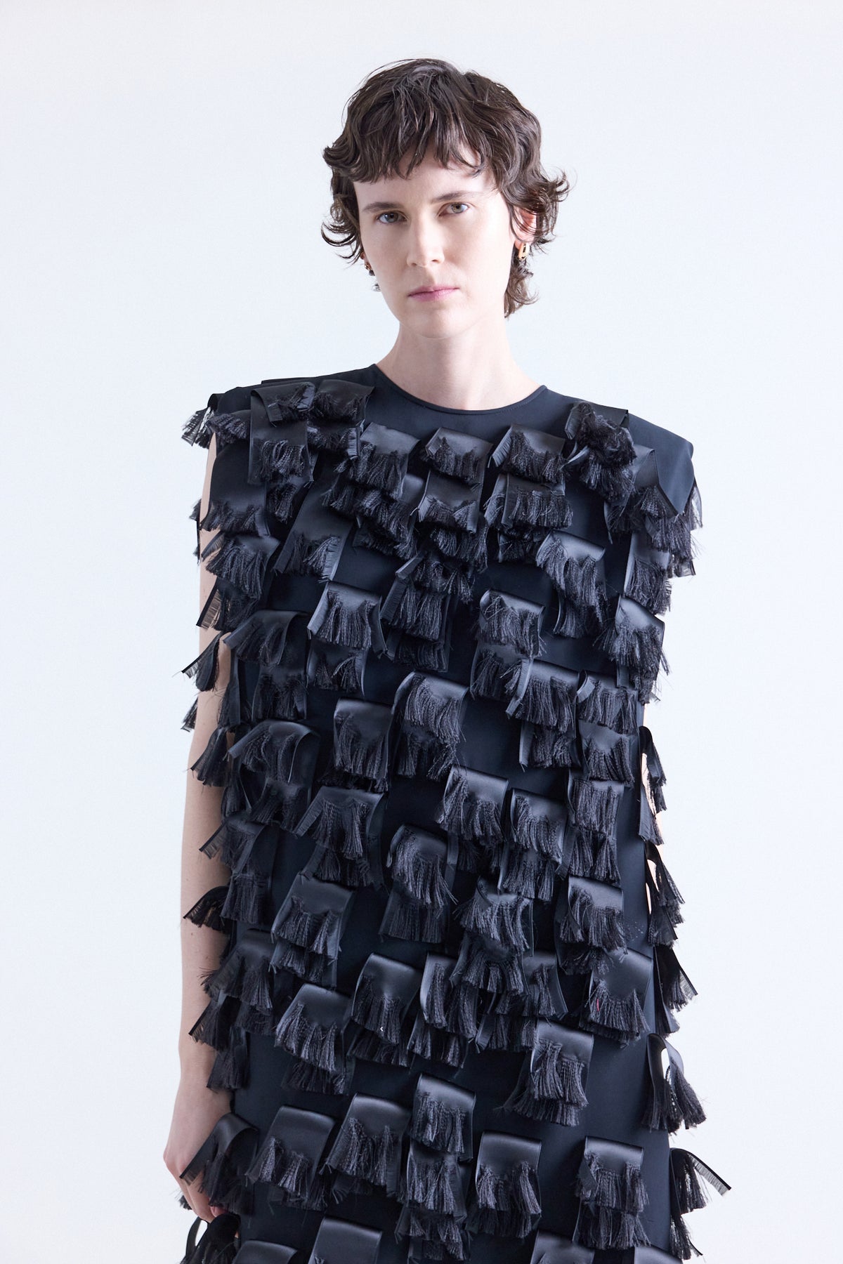 Avril Silk Ribbon Column Dress
