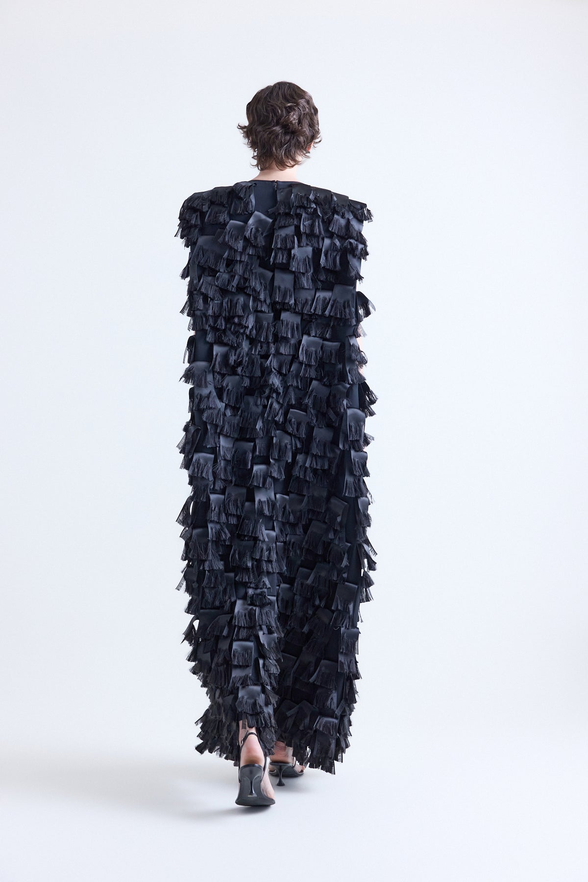 Avril Silk Ribbon Column Dress
