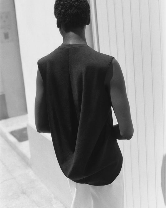 MIA draped back knitted top
