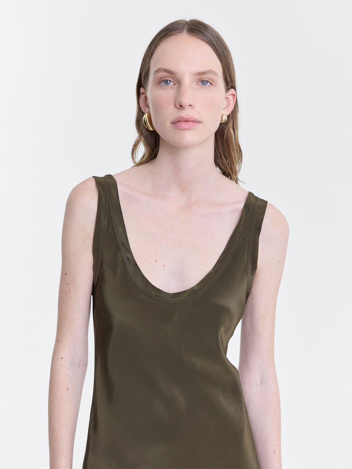 Anwen Dress in Moss Green – FFORME