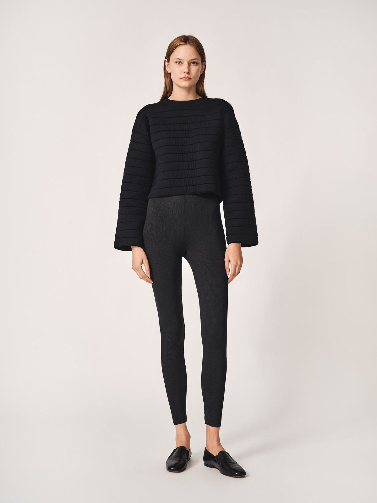 AVERY double knit cropped sweater