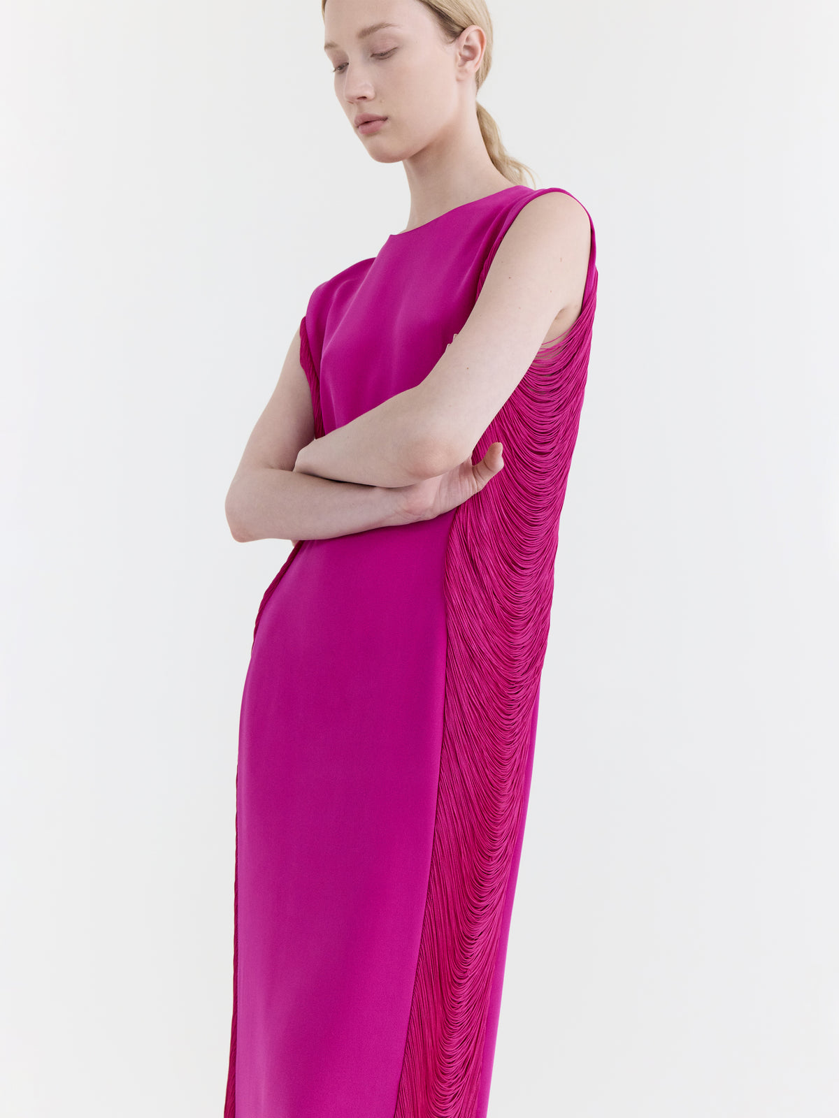 bianca silk dress Bianca Stretch Satin Dress in Pale Blush Pink