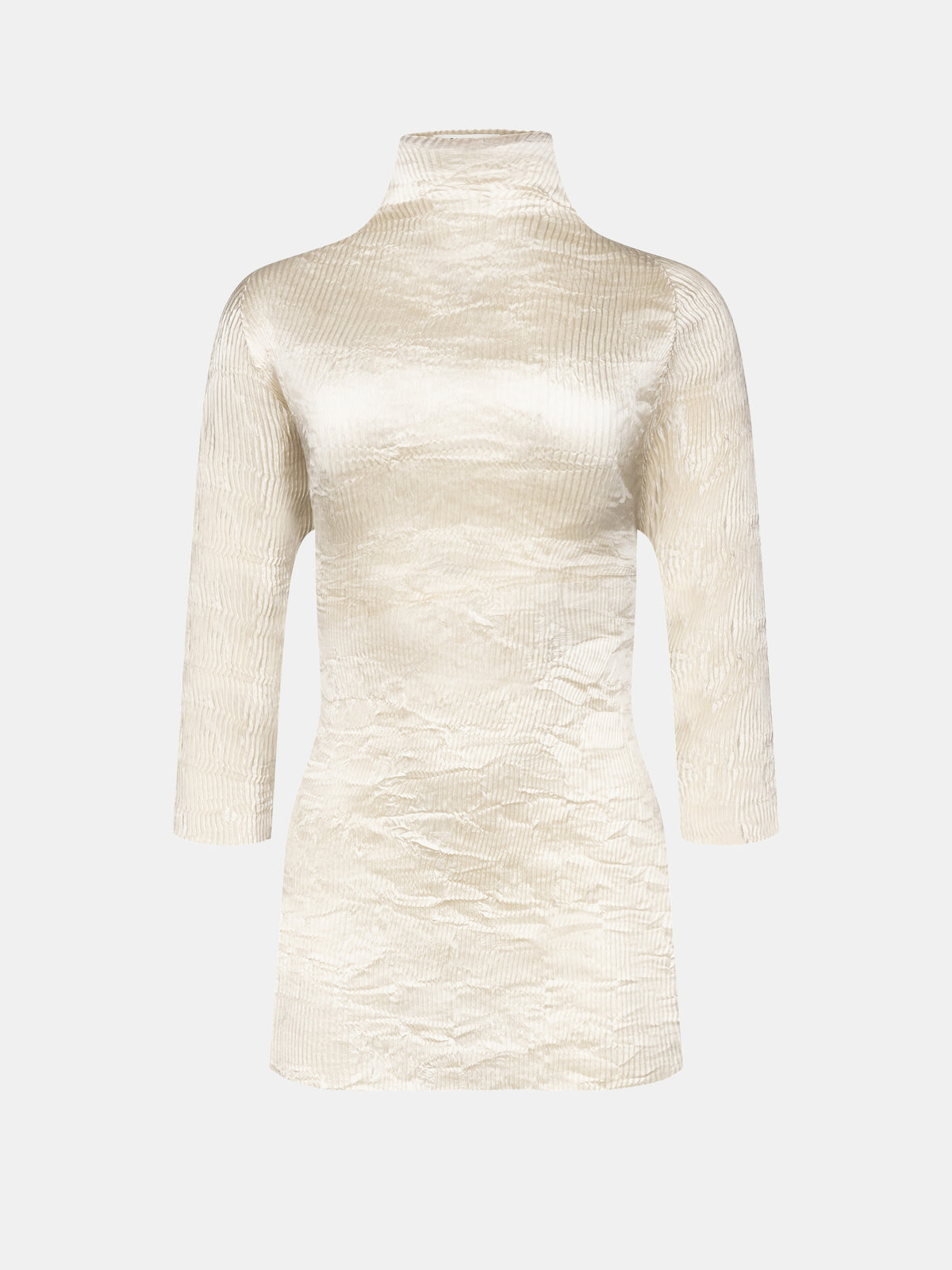 Dahlia Pleated Top In Cream