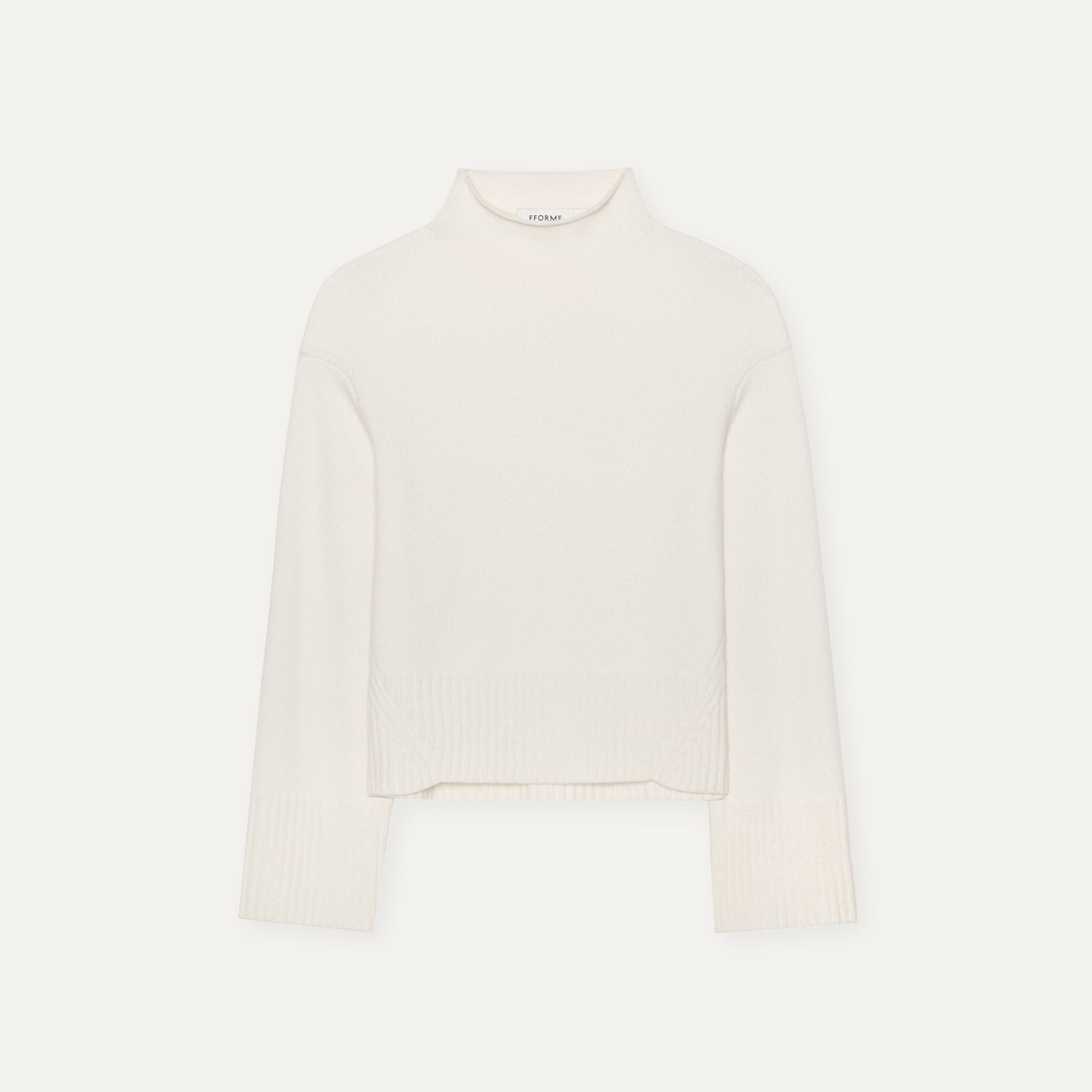 Cropped funnel neck on sale jumper