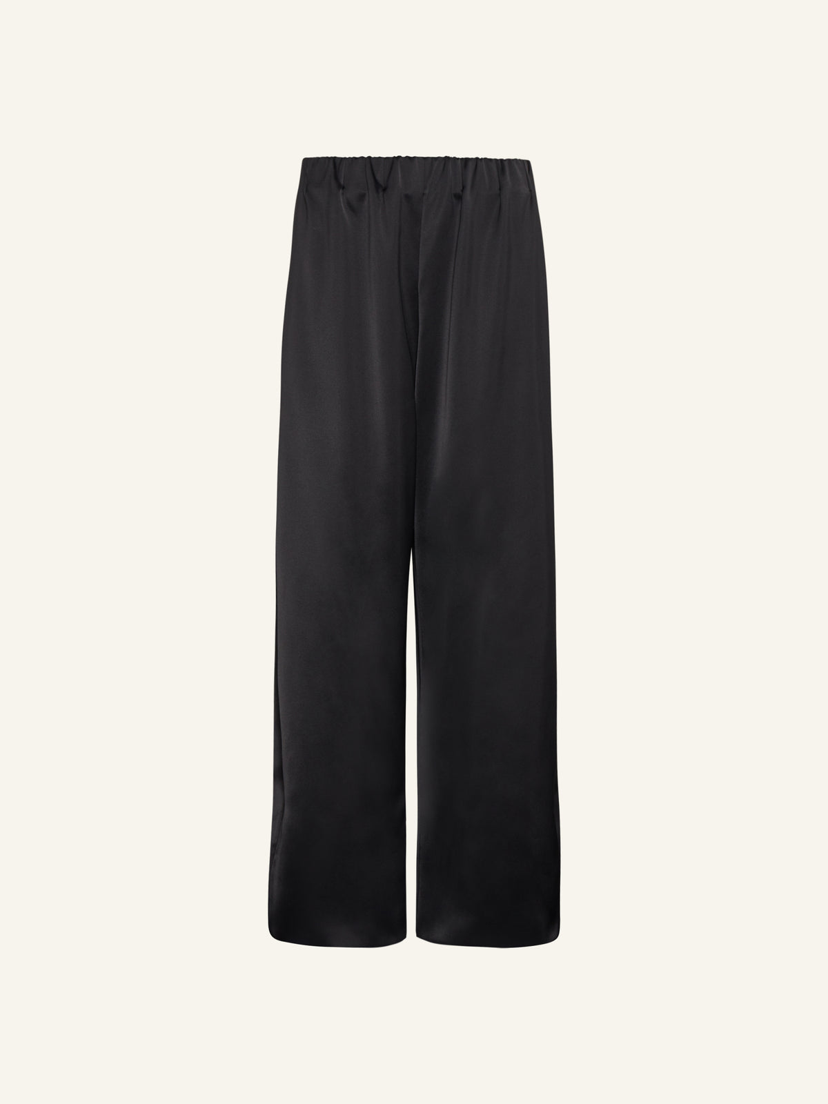 DAYNE Large Pull-On Pants in Satin Duchesse