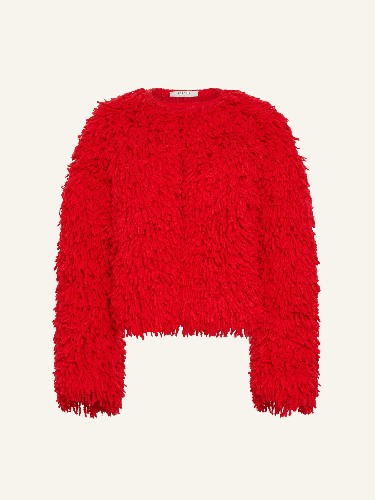 VAN Knitted Jacket in Poppy