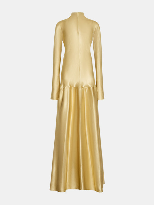 MILA-DRESS-IN-PALE-GOLD_FF00529-VI2514-701_GHOST