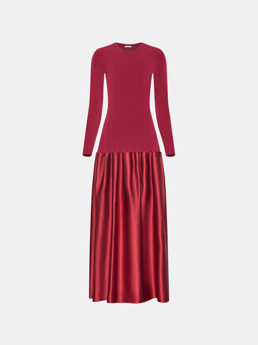Fforme_FW26_FF00615-PL2601-628_CATRIN.DRESS_DARK.BORDEAUX_GHOST