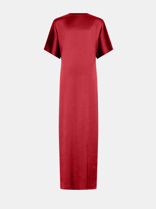 Fforme_FW26_FF00823-PL2612-630_IMOGEN.T-SHIRT.DRESS_CRIMSON.RED_GHOST