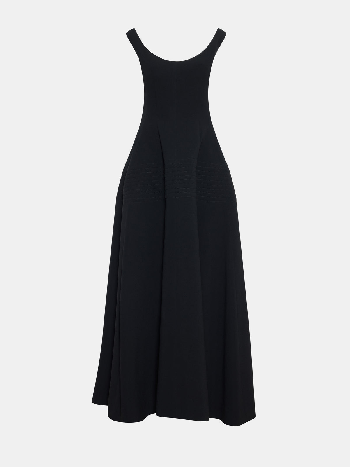 Fforme_FW26_FF00868-VI2502-001_ALODIA.FLARED.DRESS_BLACK_GHOST