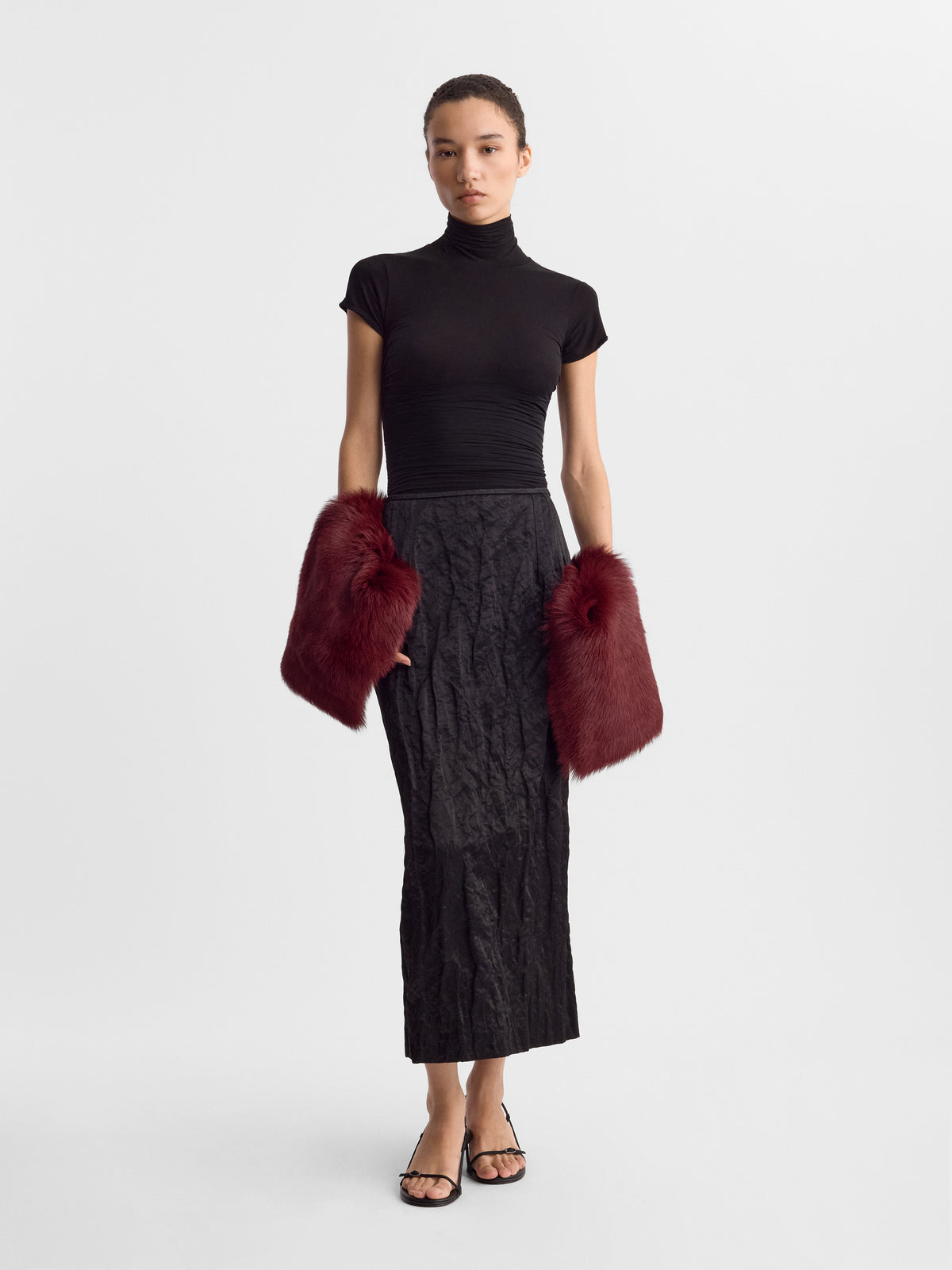MENA_SKIRT_BLACK_CRINKLED_COTTON_FF00752-CO2516-001_MAIN
