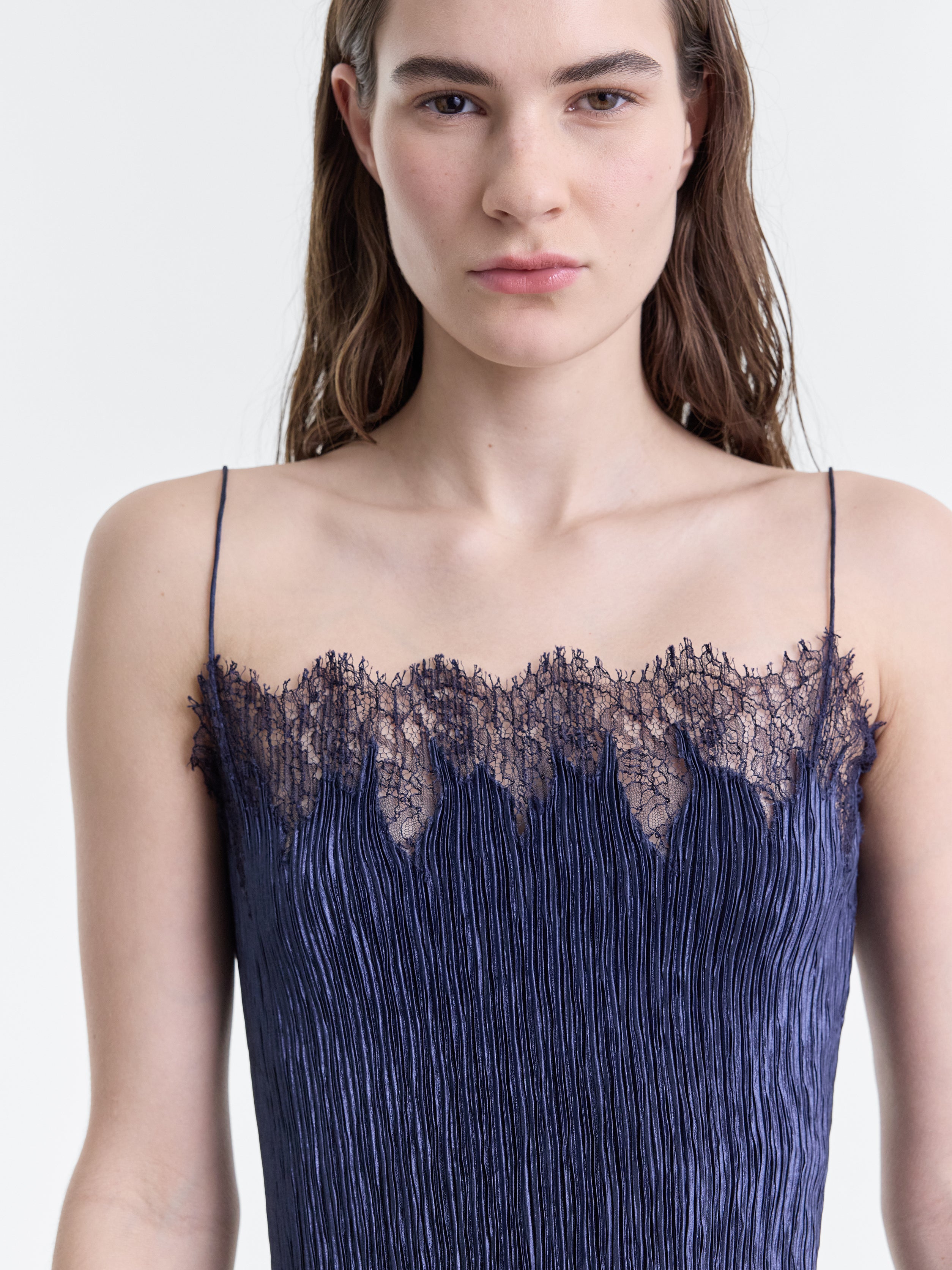 Jimena Camisole in Ink Blue – FFORME