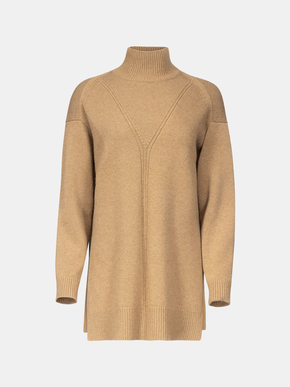 Loletta Boyfriend Sweater In Camel Melange