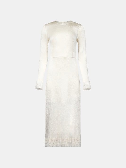 nordstrom red dress FFORME Mina Dress in Cream Cream / 40