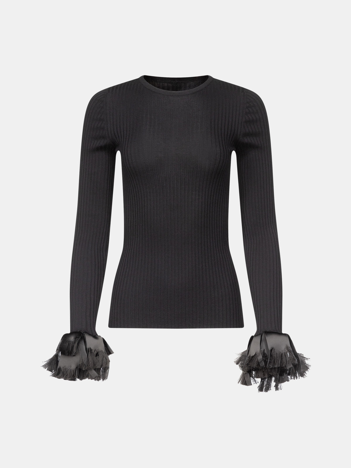 Nova Black Ribbon Sweater
