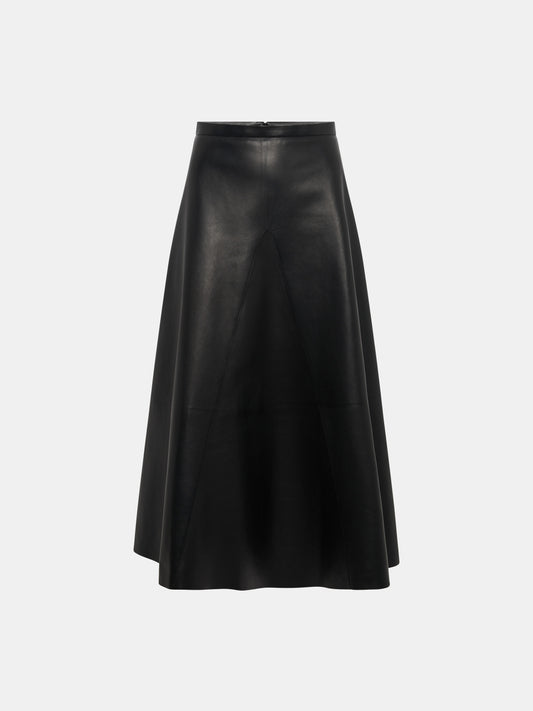 Selina Leather A-Line Skirt