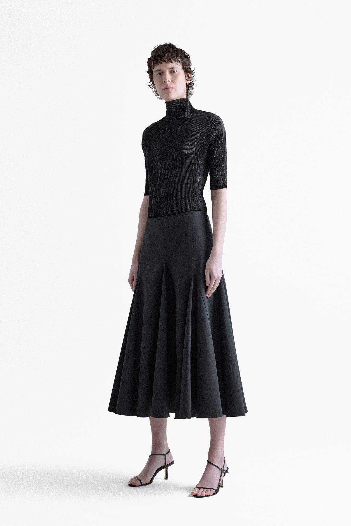 SOPHIA Flared Godet Skirt