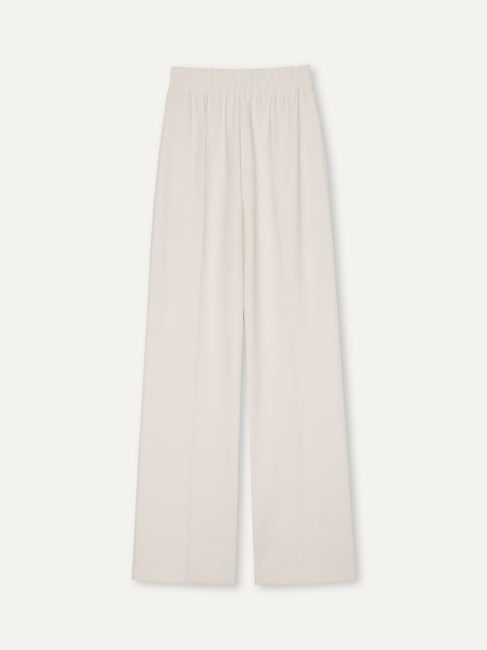 MAUD large pull-on pants in stretch wool